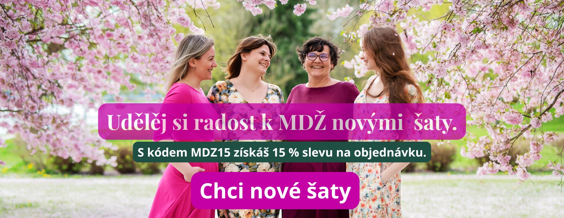 Udělěj si radost k MDŽ novými šaty.